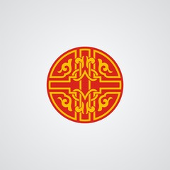 Fototapeta na wymiar Chinese Decoratif Element