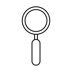 search magnifying glass isolated icon vector illustration design