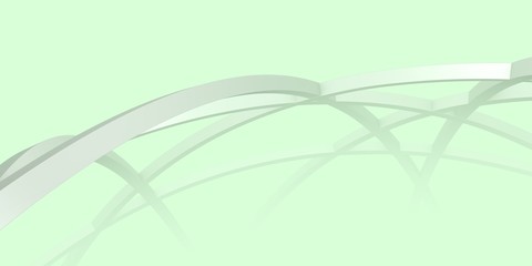 Fototapeta premium Background with rounded geometric form (3d rendering)