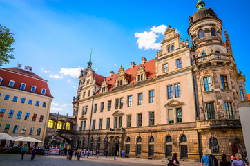 Fototapeta na wymiar Architecture of old Dresden, Saxony, Germany