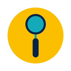 search magnifying glass isolated icon vector illustration design