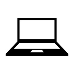 laptop computer isolated icon vector illustration design
