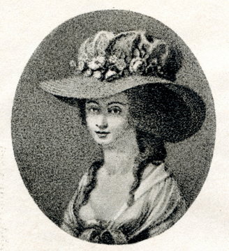 Nancy Storace, English operatic soprano, by Pietro Bettelini ca. 1788