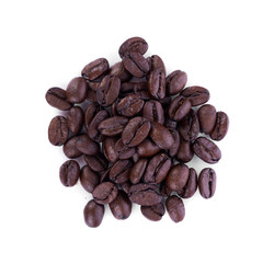 coffee bean on white background