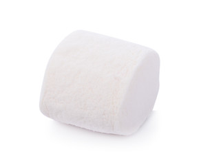white marshmallows on white background