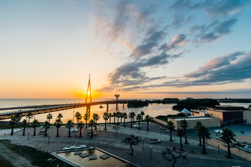 Obraz premium Anaklia cityscape, Georgia