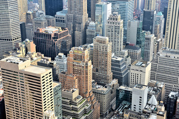 Fototapeta na wymiar New-York vue du haut