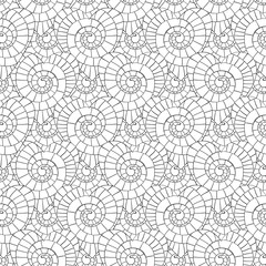 Monochrome Vector seamless pattern of beautiful hearts. The best for Valentine's Day, Wedding and Birthday design.