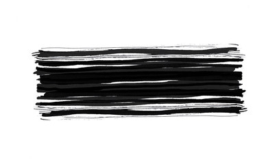 Black ink design element