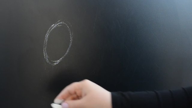 Discount text on a board.