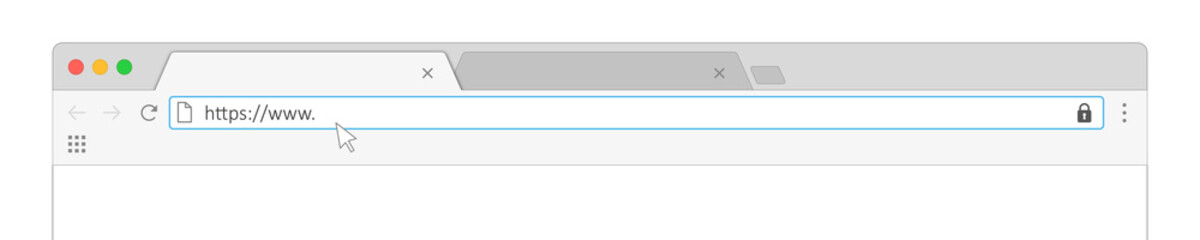 Obraz premium browser search bar