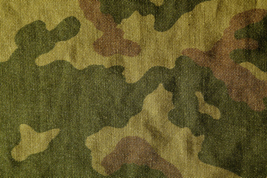 Camouflage pattern cloth texture