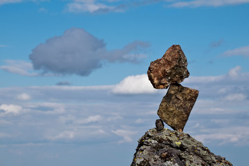 Pile of balanced stones