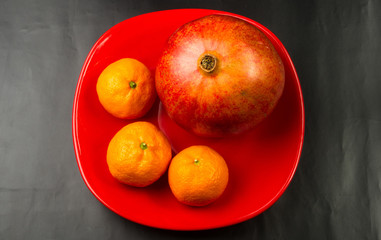 Assortment of exotic fruits