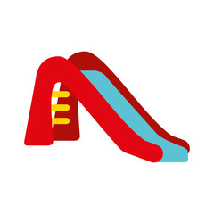 Park slide fun icon vector illustration design