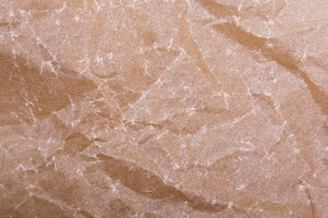 crumpled baking paper texture for background