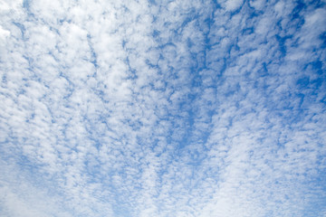 The vast blue sky and clouds sky