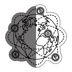 Money and business icon vector illustration graphic design