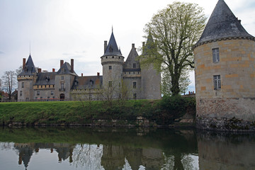 Naklejka premium Sully-sur-Loire castle, France 