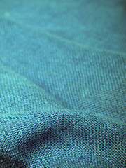 Fototapeta na wymiar blue linen texture for background 