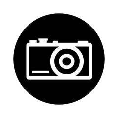 photographic camera with flash icon vector illustration design