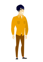 Young asian confident businessman.