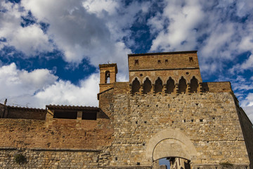 Obraz premium City walls at San Gimignano