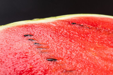 Fresh sliced watermelon