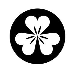 Saint patricks clover icon vector illustration design