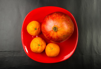 Assortment of exotic fruits