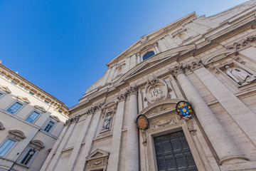 Fototapeta na wymiar Church of the Gesu in Rome
