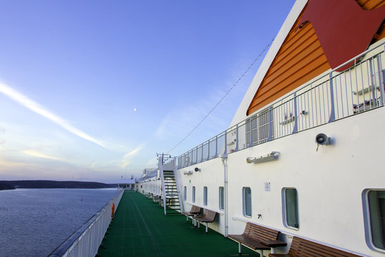 main deck of passenger farry