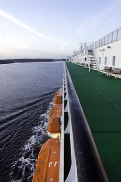 Main Deck Of Passenger Farry