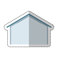 warehouse building isolated icon vector illustration design
