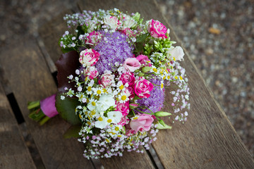 Flowers wedding bride