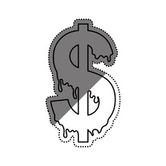 Cash symbol isolated icon vector illustration graphic design