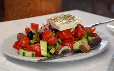 Fresh greek salad