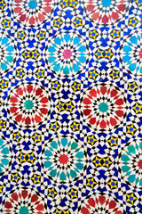 Islamic mosaic Moroccan style useful as background