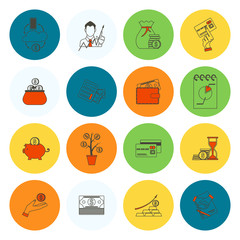 Business and Finance Icon Set