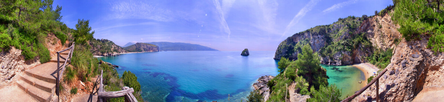 Palinuro, spiaggia a 360&deg;