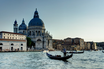 Plakat Grand Canal and Santa Maria delle Salute at sunset 
