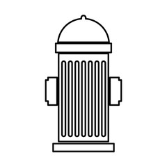 hydrant sign isolated icon vector illustration design
