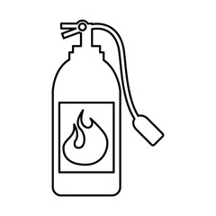 extinguisher fire isolated icon vector illustration design