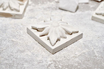 Stuckarbeit Edelweiss