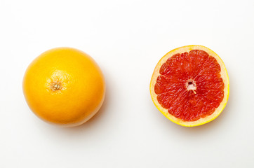 Colored grapefruit