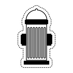 hydrant sign isolated icon vector illustration design
