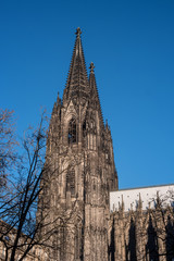 Cologne Cathedral. It ranked third in the list of the highest churches in the world and is listed World Heritage sites. Germany.