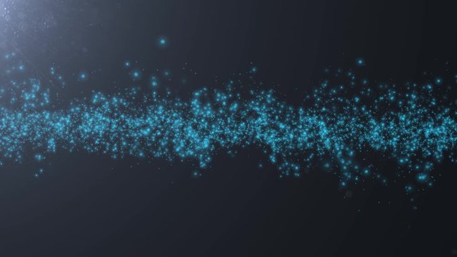Abstrakter Hintergrund Partikel fliegen durch die Luft