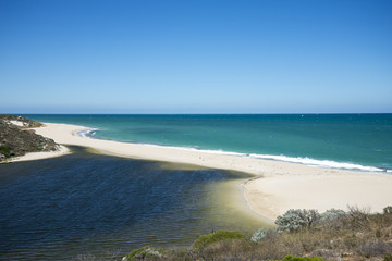 Where Moore river meets Atlantic ocean