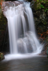 Fototapeta na wymiar Berkovsky waterfall in autumn 